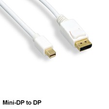 3 feet Mini DisplayPort Male to DisplayPort Male Cable MDP DP for HDTV Monitor picture