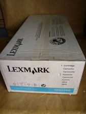 Lexmark 12N0768 Cyan Toner Cartridge Genuine picture