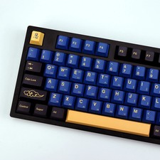 KBDiy GMK Style Blue Samurai PBT Keycaps 140-Key Cherry Profile Mechanical picture