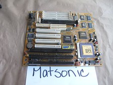 MATSONIC M5A89 MOTHERBOARD WITH CYRIX MII CPU picture