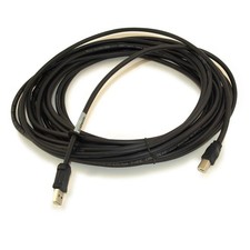 25ft USB 2.0 Active Plenum Cable Type A Male to B Male, Black Printer Cord picture