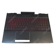 For HP Omen 15-DC 15T-DC TPN-Q211 Palmrest Upper Cover US Keyboard L24369-001 picture