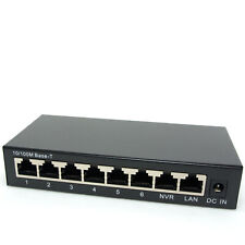 DSLRKIT 250M 8 Ports 6 PoE Power Over Ethernet Switch without Power Adapter picture