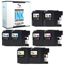 8PK Compatible LC203 XL Ink Cartridge fits Brother MFC-J460DW J480DW J485DW picture