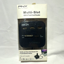 PNY USB Multi Card Reader SD/SDHC/MicroSD/MS/MS Micro (M2) P-UBSDRDR21K-RF picture