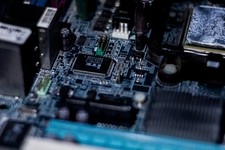 Intel i386 a80386dx-25 sx215 picture