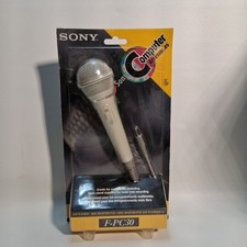 Sony F-PC30 Dynamic Microphone. Uni Directional. Vintage Microphone  picture