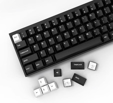 XVX WOB Keycaps 168 Keys, Double Shot PBT Custom Keycap Set, Minimalist Style Wh picture
