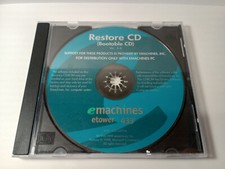eMACHINES ETOWER 500IS RESTORE CD VER. 3.6 BOOTABLE CD  picture