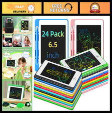 24 Pack Colorful LCD Writing Tablets, 6.5