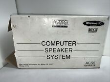 Altec Lansing Computer Speaker System ACS5 PC Multimedia Speakers Vtg Opened Box picture