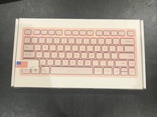 Cherry KW 7100 Mini Multi Device Compact Wireless Slim Keyboard Cherry Blossom picture
