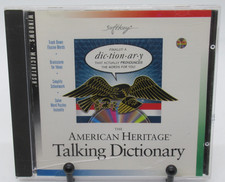THE AMERICAN HERITAGE TALKING DICTIONARY PC CD-ROM SOFTWARE FOR WIN/MAC, SOFTKEY picture