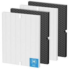 116130 Replacement Filter H for Winix 5500-2 AM80 Air Purifier | 2 Pack Combo... picture