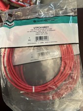 Panduit UTPCH10RDY CAT 5E Red UTP Patch Cable 10ft RJ45 picture