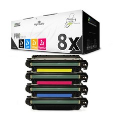 8x MWT ECO Compatible HP Color LaserJet Toner Cartridge XL for CP-5225 picture