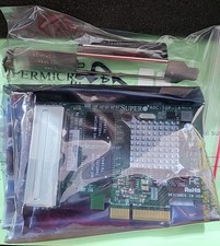 SUPERMICRO AOC-SGP-I4 (INTEL I350-T4V2) QUAD PORT Gigabit NIC w/BOTH BRACKETS picture