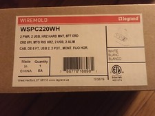Legrand  Desktop 2 Power and 2 USB port receptacle with 6’ cord picture