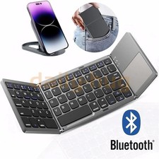 Mini Folding Wireless Bluetooth Keyboard With Touchpad for Laptop Tablet Phone picture
