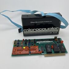 Vintage Hayes Micromodem II Modem & Microcoupler w/ Cable for Apple II Computer picture