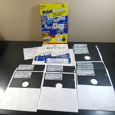 Vtg Software Lot: Print Power; Spinnaker Resume Kit, Word Publisher 5.0 + 8 in 1 picture