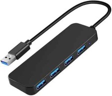 USB 3.0 Hub 4-Port USB Hub USB Splitter USB Expander for Laptops Flash Drive HDD picture