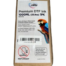Nlite DTF Ink White 1000ml Film Transfer Epson  L1800 805 R1390,4720,l3200 picture