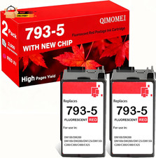 2 Pack 793-5 793 5 Ink Fluorescent Red Postage Ink Cartridge Replacement for Pi picture