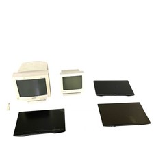 Lot of 5 Computer Monitors Sony Dell Assorted Brands LCD, Vintage CRT For Parts picture