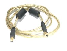 USB 2.0 Cable A-B 6FT Premium USB Cable Gold Dual Ferrite picture