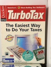 Vintage 1995 TurboTax Financial Solutions Software for Windows 95 & 3.1 picture