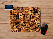 CLASSIC HORROR THRILLER MOVIE COMIC POSTER COLLAGE CUSTOM MOUSEPAD MOUSE PAD picture