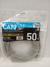 Inland CAT 7 SSTP Cable Bare Copper Gold Plated Contacts, 50ft picture
