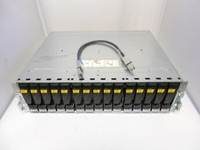 EMC Expansion Array Jbod Disk Array Shelf W/ 15x SAS SATA Trays Dell HP 6G 3.5'' picture