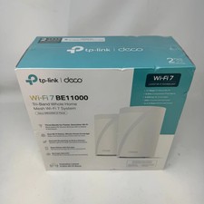 New TP-Link Deco WB22000 2-Pack Tri-Band WiFi 7 Mesh Router System picture