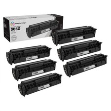 LD Replacement Toner Cartridge Replacement for HP 305X CE410X HY (Black, 6-Pack) picture