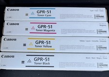 Canon GPR-51 Complete Toner Set 🖤💙❤️💛 Please Read picture