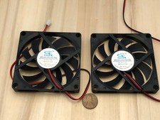 2 Piece 8010s Gdstime 24V 2pin 80x80x10mm DC Cooling Fan large brushless C8 picture