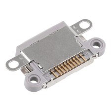 2PCS Charging Port Connector Replacement Socket For iPhone 6 / 6S (Grey) Repa... picture
