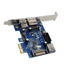 PCI Express PCIE to USB 3.0 + Power eSATA + 9Pin USB2.0 Header Adapter Converter picture