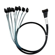 SlimSAS LP X8 to 8*SATA,SFF-8654 LP 74pin to 8*SATA 7pin, SlimSAS Host/RAID t... picture