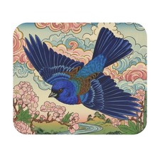 Indigo Bunting Mouse Pad (Rectangle) bird watcher computer nature gift USA ship picture