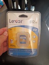 LEXAR SD 512-689 512MB Memory Card For Older Camera PDA GPS Computer Or Machine picture