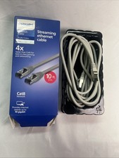 Philips Cat8 Network Cable 40GPS 10ft Cat 8-Streaming Gaming-Gray - **OPEN BOX** picture