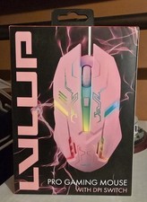 LVLUP PINK Pro Gaming Mouse with DPI Switch by Vivitar. NIB. picture