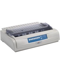 RE_NEWED Oki MICROLINE 420 Workgroup W/ Ethernet Network Card Dot Matrix Printer picture