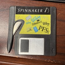 Spinnaker Floppy Disk Letter Opener PFS Easy Working For Windows PC Advertising  picture