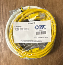 PPC Belden HSD Kit CH-SIK-DATA-04 NEW Sealed 6ft Cat6 Ethernet & 6ft Coax Cable picture