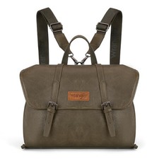 Wrangler Backpack Messenger Bag 13 inch Briefcase Computer 13 inch, Green picture