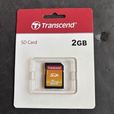 Transcend 2GB SD Secure Digital Memory Card TS2GSDC New Taiwan Retail Pack picture